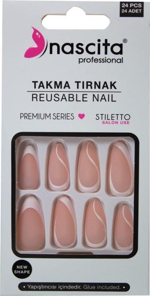 Mat Stiletto Tırnak - 204