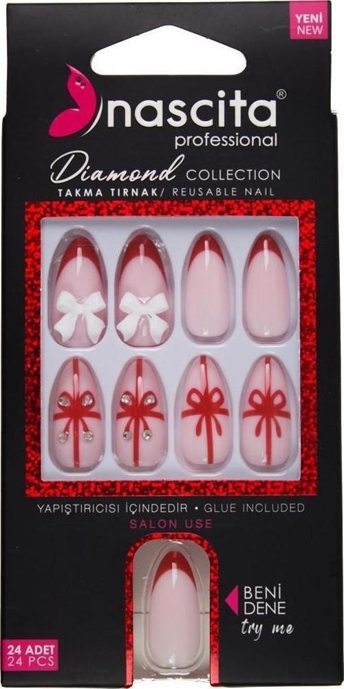 Taşlı Takma Tırnak - 261