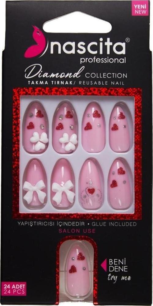 Taşlı Takma Tırnak - 262