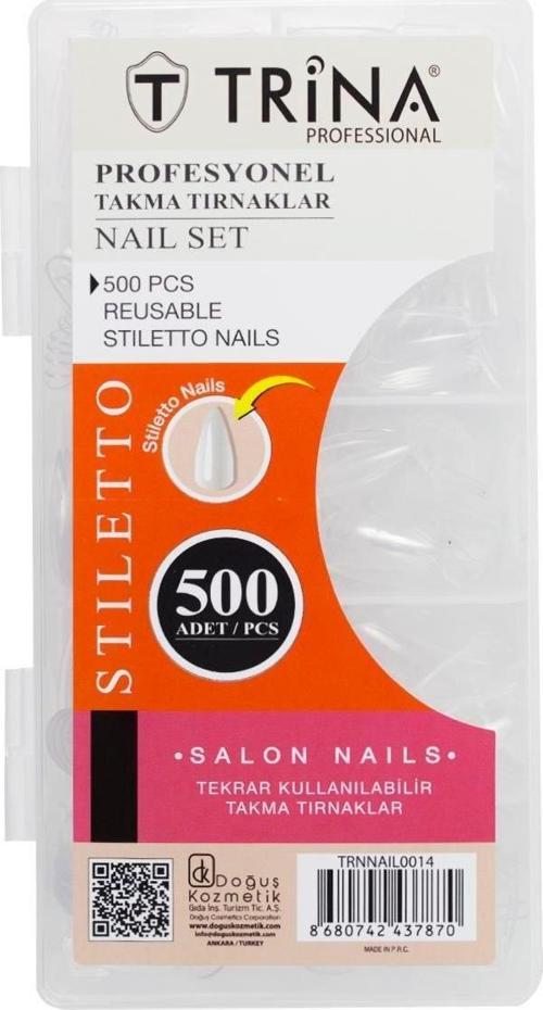 Takma Tırnak 500 ‘lü Kutulu  (Stiletto ) - 14