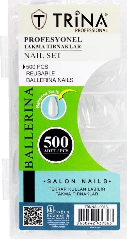 Takma Tırnak 500 lü Kutulu  (Ballerina ) - 13