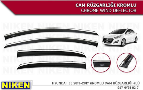 İ30 2012 2016 KROMLU CAM RÜZGARLIĞI NİKEN