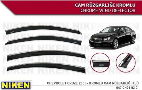 CHEVROLET CRUZE 2009 2010 2011 2012 2013 MODEL NIKEN KROMLU CAM RÜZGARLIĞI