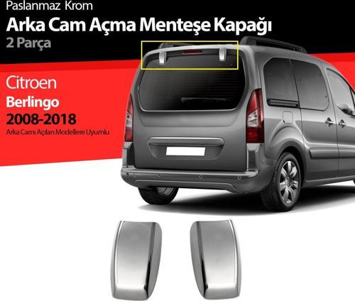 BERLİNGO BAGAJ CAMI MENTEŞE KAPAĞI KROM 2008+