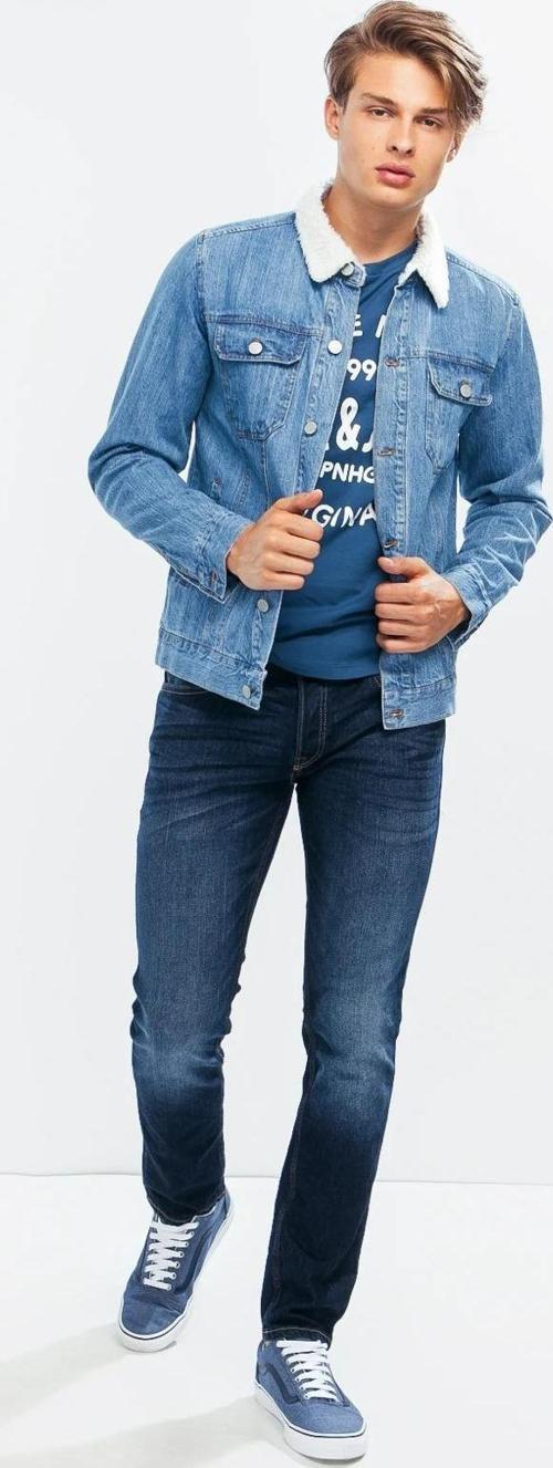 ERKEK PANTOLON 12127242-BLUE