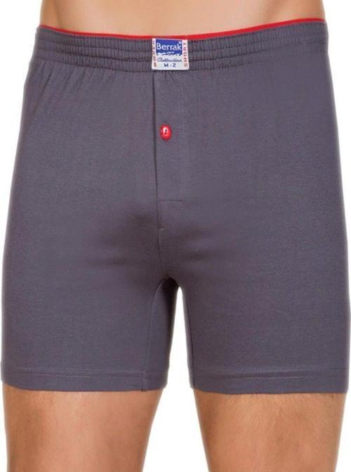 1099 Düğmeli Erkek Penye Boxer 6'Lı