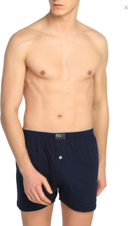 3'Lü Tutku Elit Havlu Bel 1101 Düğmeli Erkek Boxer