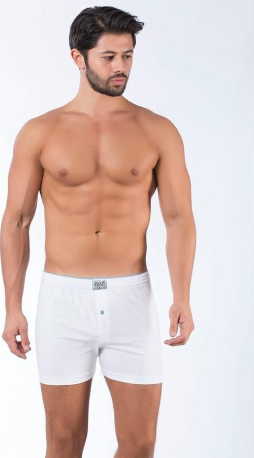 3'Lü Tutku Elit Havlu Bel 1101 Düğmeli Erkek Boxer