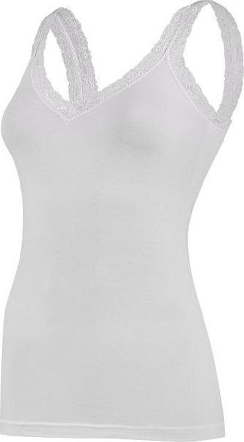 Bayan Askıları Dantelli V Yaka Likralı Atlet