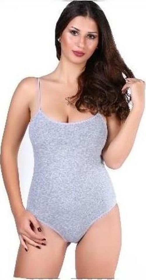 3 Adet TUTKU 0148 Likralı İp Askılı Çıtçıtlı Body