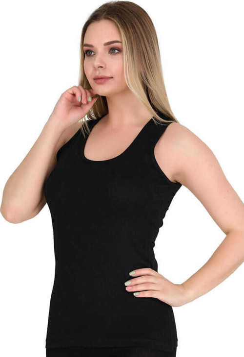 Kadın Likralı Geniş Askılı Atlet 3'Lü Paket -2127