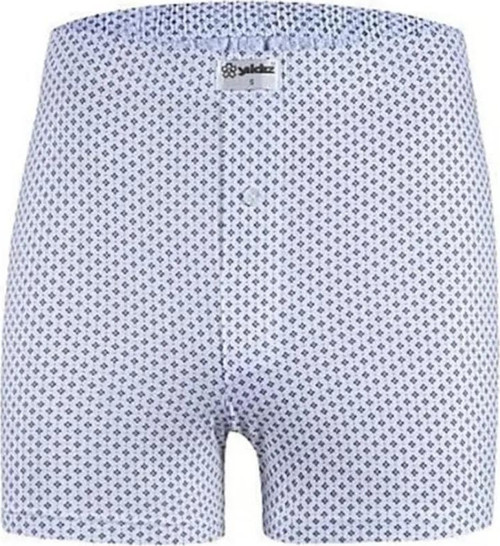 Erkek Penye Emprime Desenli Boxer 35 - 9 Adet