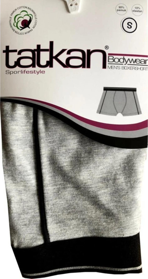 Erkek Penye Biyeli Boxer - 6 Adet