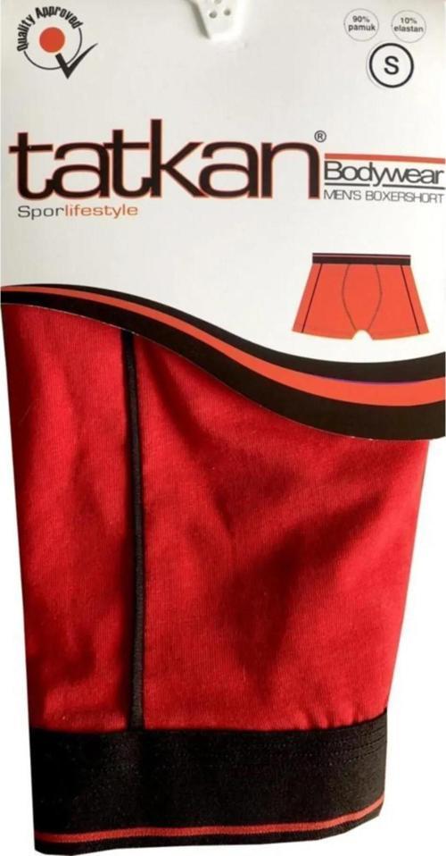 Erkek Penye Biyeli Boxer - 6 Adet