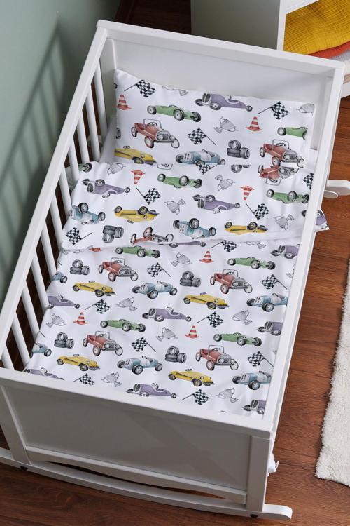 Organik Anne Yanı Nevresim Takımı (60x100) - Hızlı ve Eğlenceli