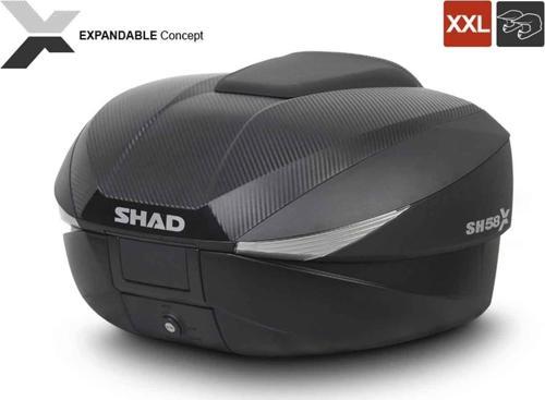 Sh58x Arka Çanta Siyah Carbon (genişleyebilen Model)