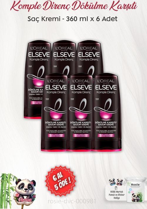 6 AL 5 ÖDE Elseve Komple Direnç Dökülme Karşıtı Bakım Kremi 360 ml ve ROSIE