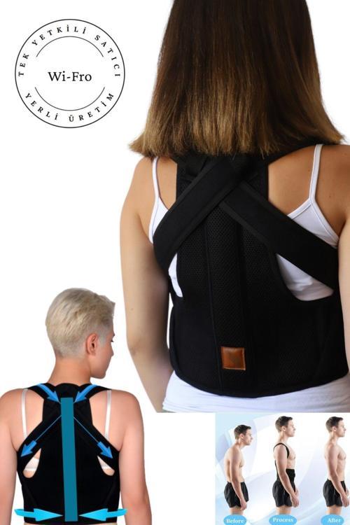 Balenli Dik Duruş Korsesi Sırt Ve Bel Kamburluk Önleyici Dik Durma Korsesi Unisex Kalın Balenli