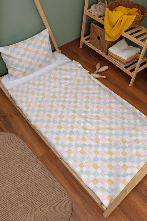 Organik Montessori Nevresim Seti (100x200) - Sihirli Karaler