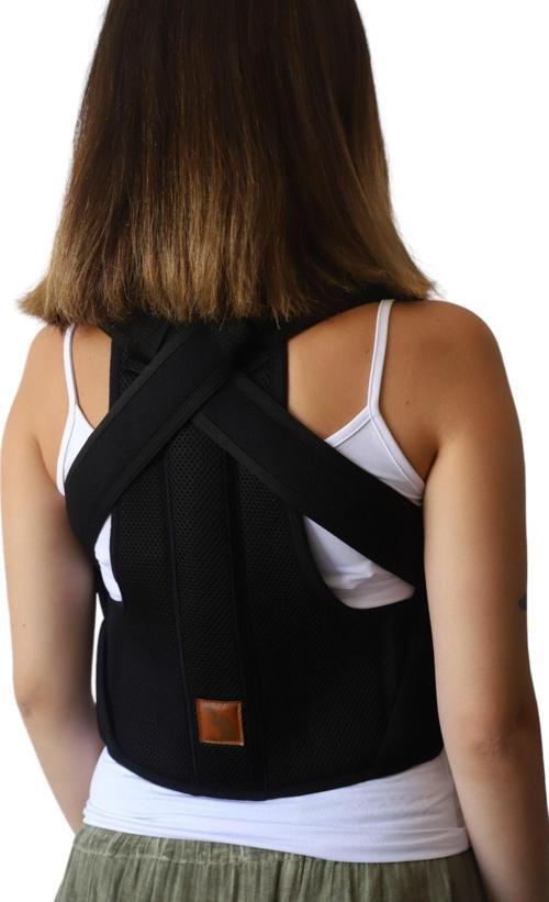 Dik Duruş Korsesi Balenli Unisex Kamburluk Önleyici Korse Koltuk Altı Acıtmayan Tasarım