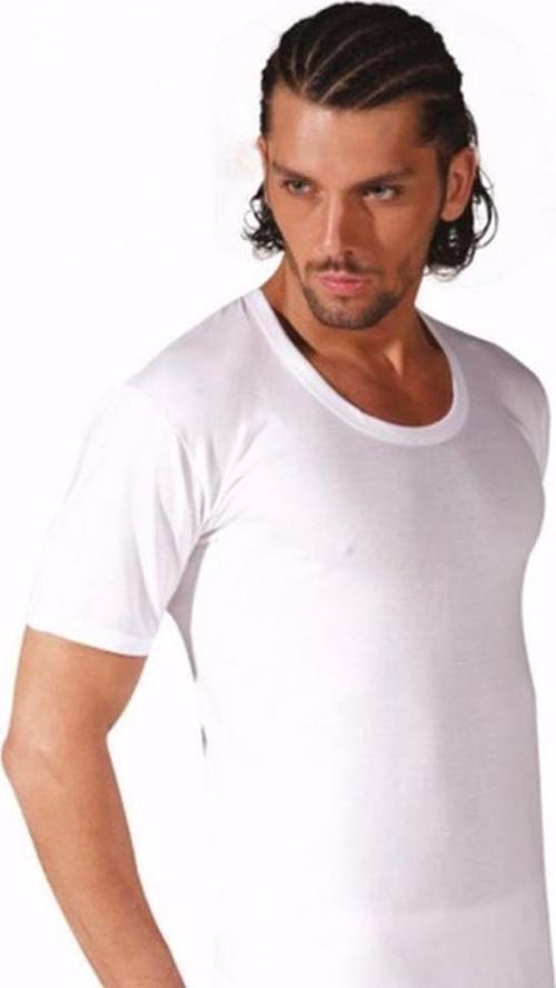 12 Adet Seher Yıldızı %100 Pamuk Erkek Fanila Kısa Kollu RENKLİ