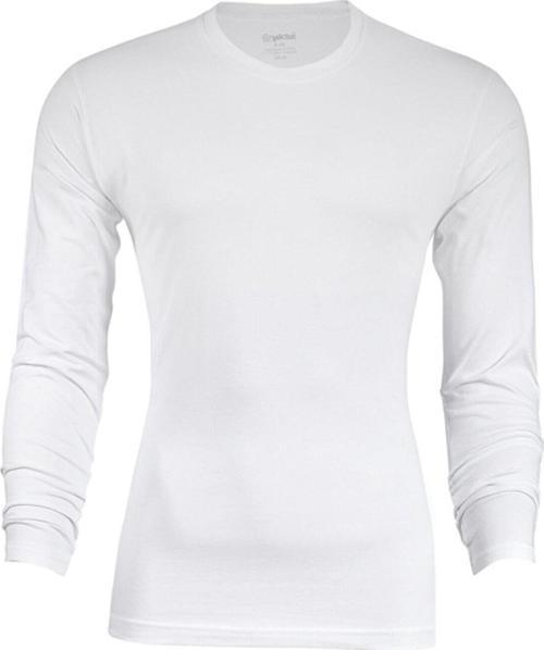 Erkek Modal Uzun Kol Sıfır Yaka Body T-shirt Atlet - 385-386