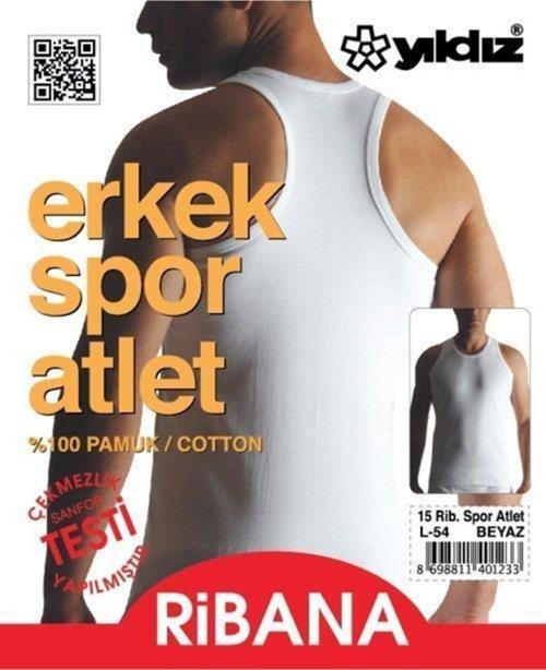 Erkek Ribana Spor Atlet - 6 Adet
