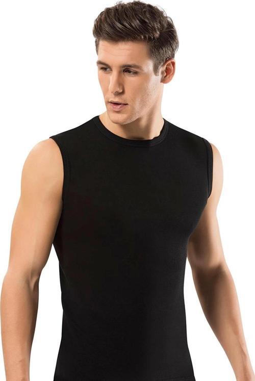 Erkek Ribana Kolsuz Kapalı Yaka Fanila Atlet 1195 - 6 Adet