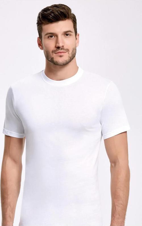 Erkek Sıfır Yaka Fanila Atlet 1004-1005 - 6 Adet