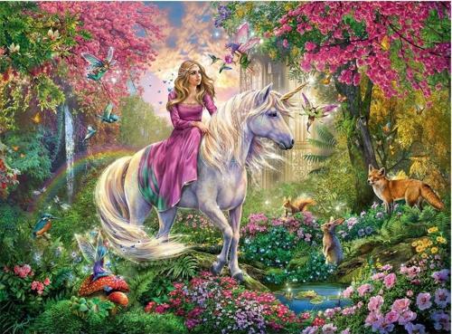 Çocuk Puzzle 100 Parça Büyülü Yolculuk 106417