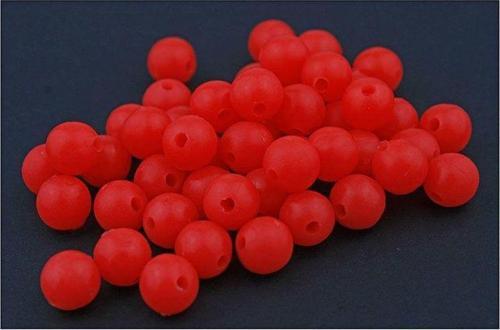 Fosfor Yvrlk Yumuşak Boncuk Krmz 3*3mm
