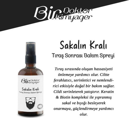 Sakalın Kralı Tıraş Sonrası Bakım Spreyi (100 Ml)