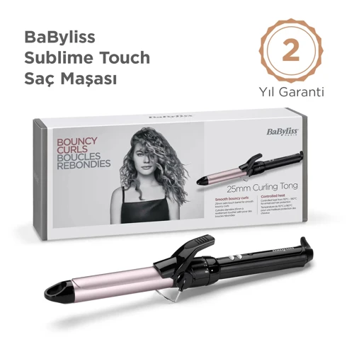 Sublim Touch Pro 180 Orta Boy Saç Maşası-C325E Siyah