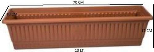 Çiçek Saksısı Plastik - Balkon Saksısı 71 Cm