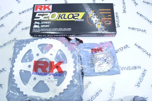 486-310-KLO RK BAJAJ PULSAR NS200 ZİNCİR DİŞLİ SETİ