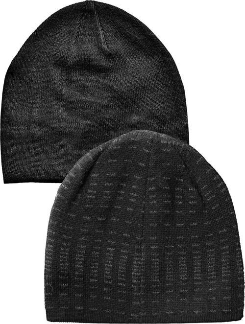 Çift Taraflı Doubleface Kumaş Unisex Bere Kesik Çizgili