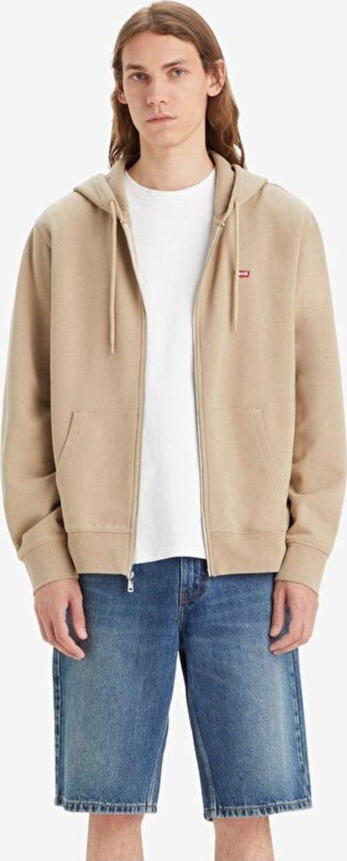 Renksiz Erkek Kapüşon Normal Düz Önden Fermuarlı Sweatshirt A7770-0002