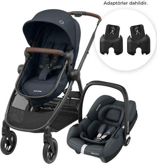 Zelia3-CabrioFix I-Size Çift Yönlü Seyahat Sistem Bebek Arabası Essential Graphite