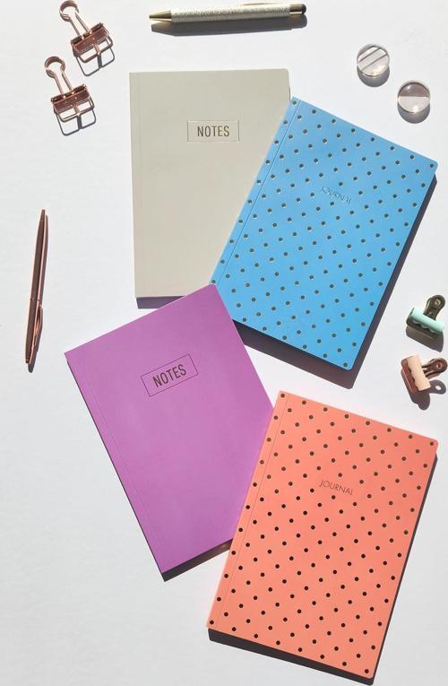 4'lü Defter Seti 14x20 Ciltli Çizgili 128 Sayfa
