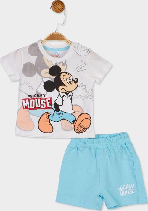 Disney Mickey Mouse Lisanslı Erkek Bebek Tişört ve Şort 2'li Takım 20890