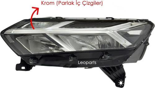 Dacia Sandero Far Lambası Sol (Ledli - İçi Krom) 2021-2023 260605914R