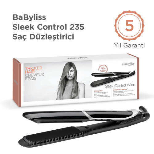 Sleek Control 235 Saç Düzleştirici-St397E Siyah