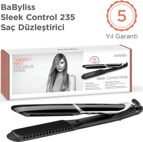 Sleek Control 235 Saç Düzleştirici-St397E Siyah
