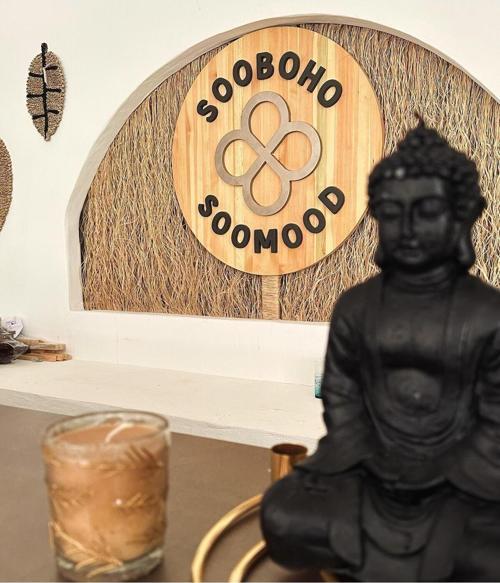 Sooboho Buddha Büyük Mum Siyah