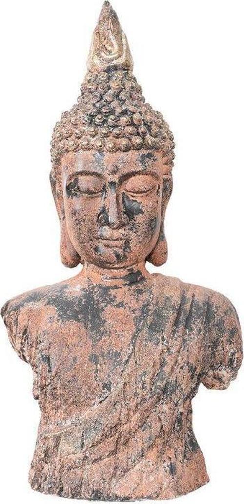 Sooboho Buddha Heykel Büst Büyük Kiremit Bronz Gold