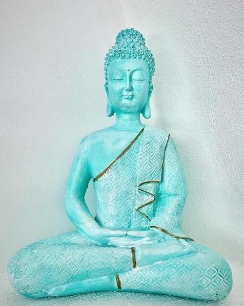 Sooboho Buddha Heykel Turkuaz