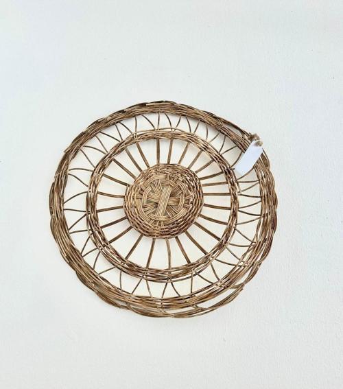 Sooboho Dekoratif Rattan Duvar Süsü Büyük Koyu renk