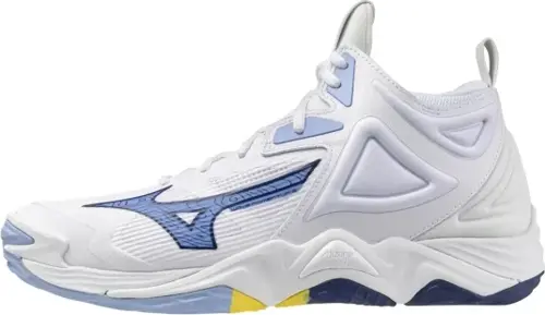 Wave Momentum 3 Mid Erkek Voleybol Ayakkabısı Beyaz