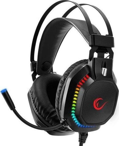 RM-K48 X-CORAL Siyah USB 7.1 Surround RGB Işık Efektli Gaming Oyuncu Mikrofonlu Kulaklık