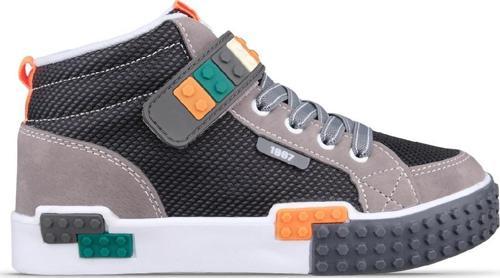 Büyük Erkek Çocuk Sneaker Bot - Füme, Tekstil